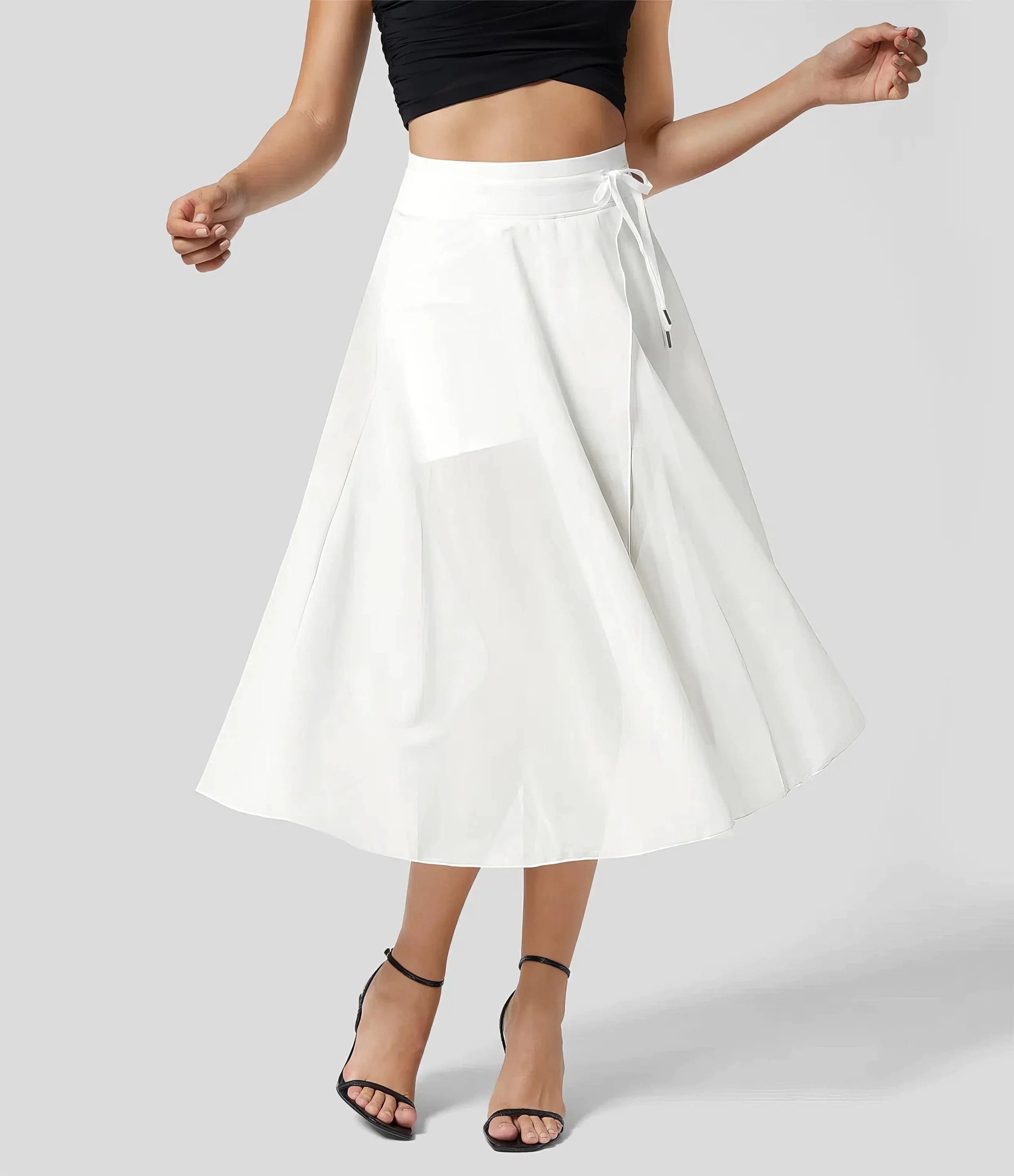 Flared skirt with pockets (2 in 1)