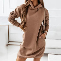 Sassyâ„?warm hooded dress