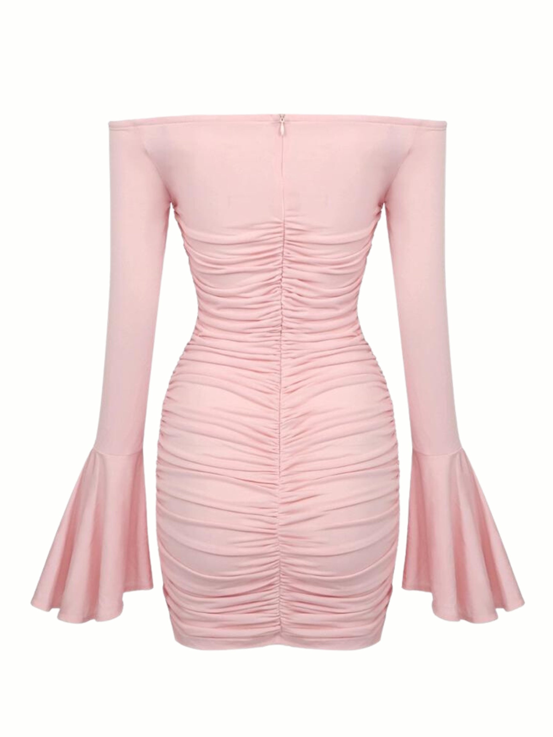 Sophya Lantern Sleeve Mini Dress
