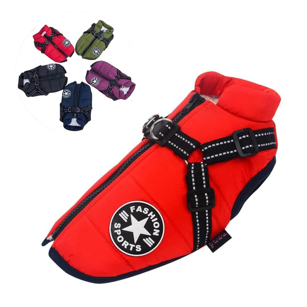 Doggyâ„?- Waterproof Winter Dog Jacket With Built-In Harness