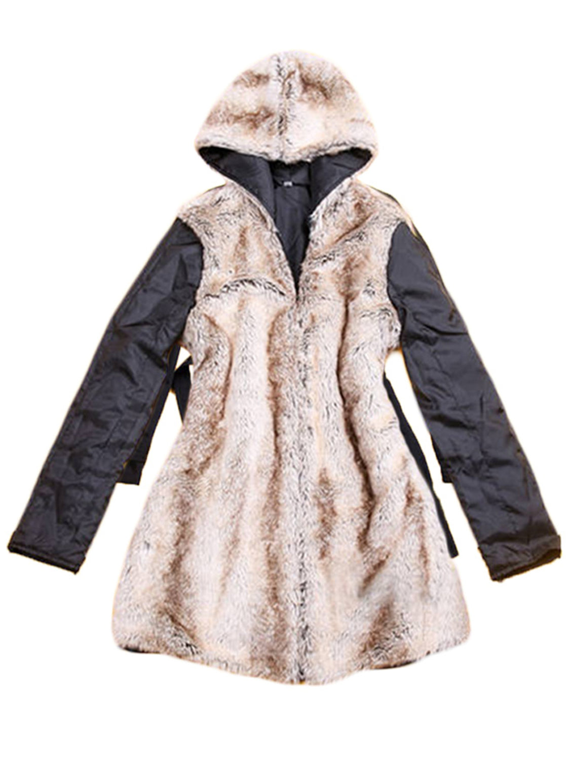 Chaqueta con capucha de tamaño completo y forro desmontable (tres modos de uso)