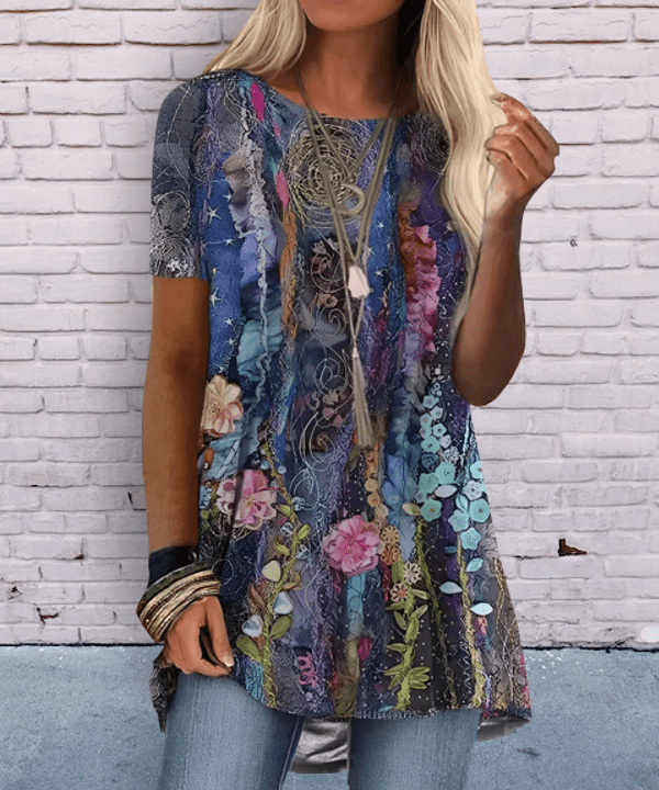 Léa - Camiseta de estilo elegante y con estilo