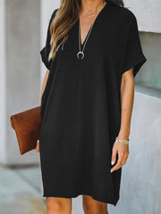 Short-sleeved casual dress