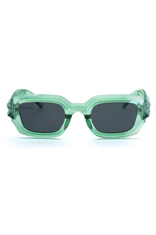 Acrylic Square Frame Sunglasses