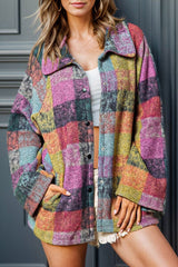 Daunenjacke mit Druckknöpfen und Taschen