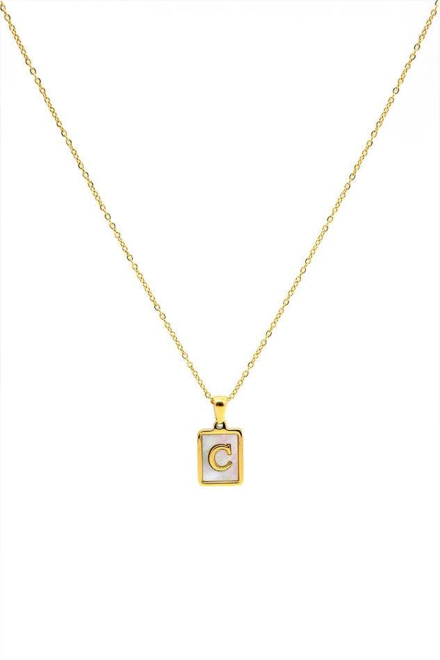 C Pendant Necklace - HouseofHalley