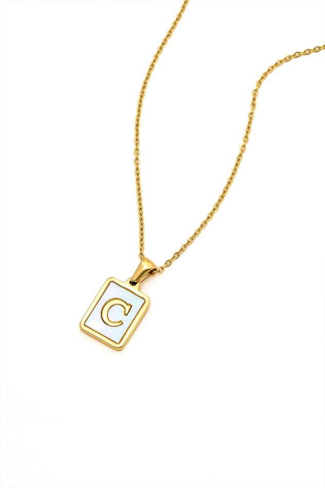 C Pendant Necklace