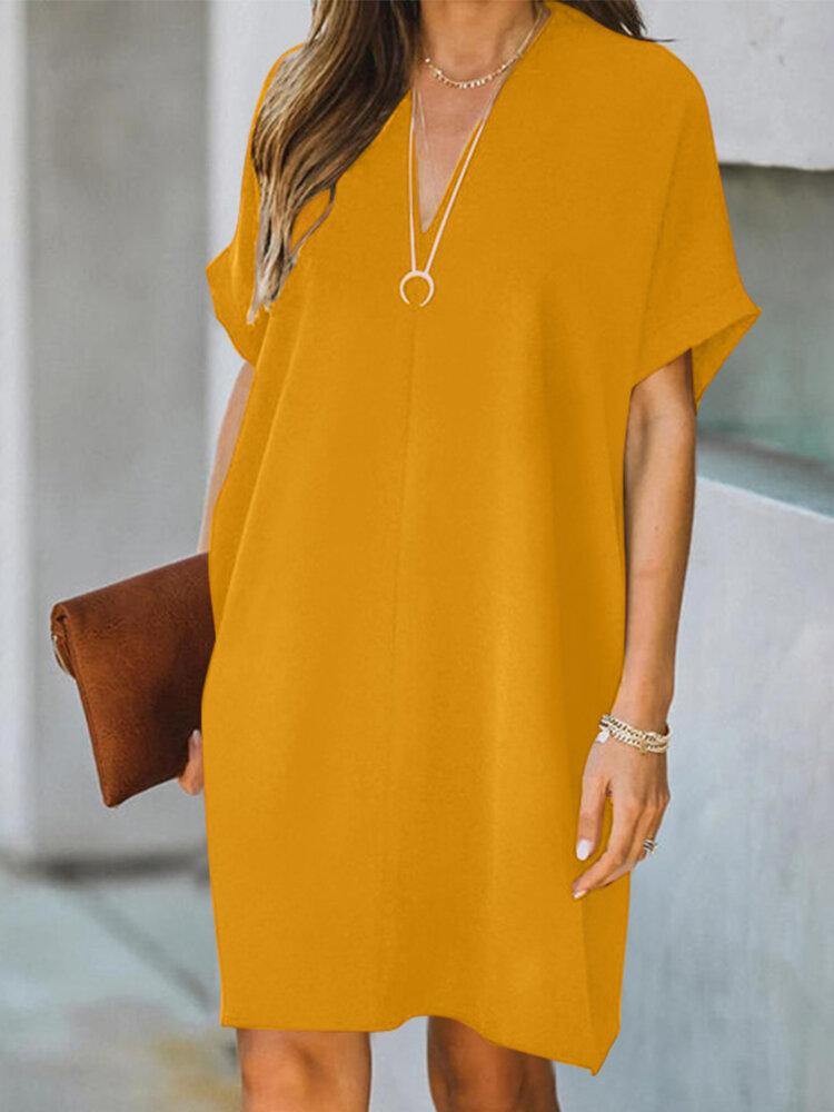 Short-sleeved casual dress