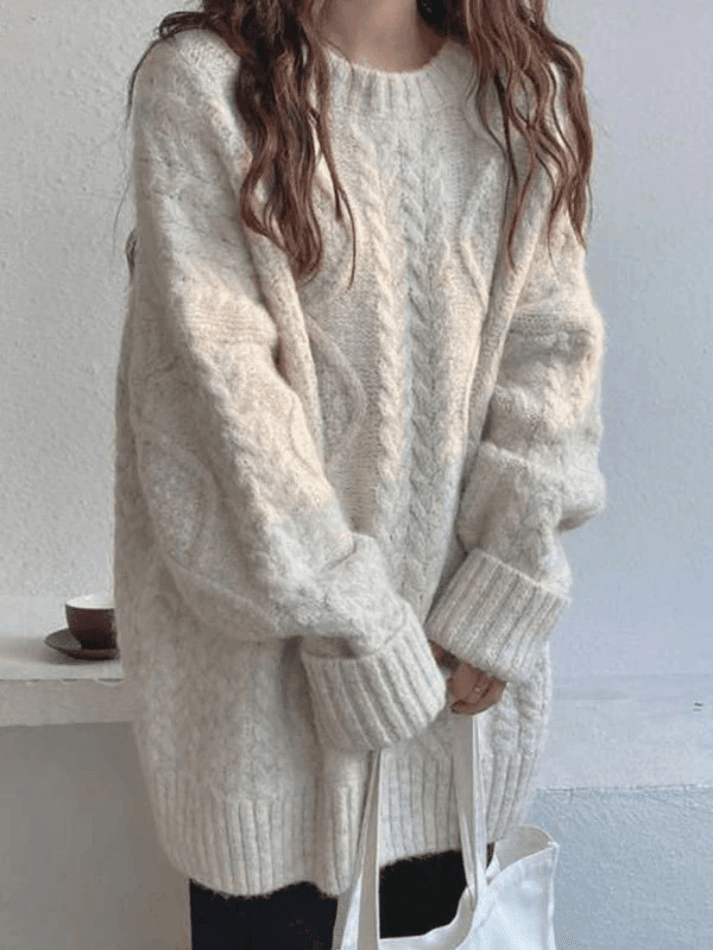 Cable Knit Jumper Sweater - HouseofHalley