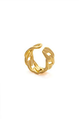 Chain Link Cuff Ring