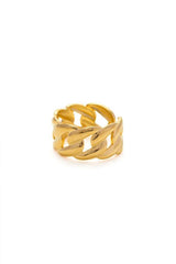 Chain Link Cuff Ring