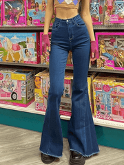 Classic High Waist Flare Jeans - HouseofHalley