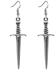 Dagger Skull Earrings