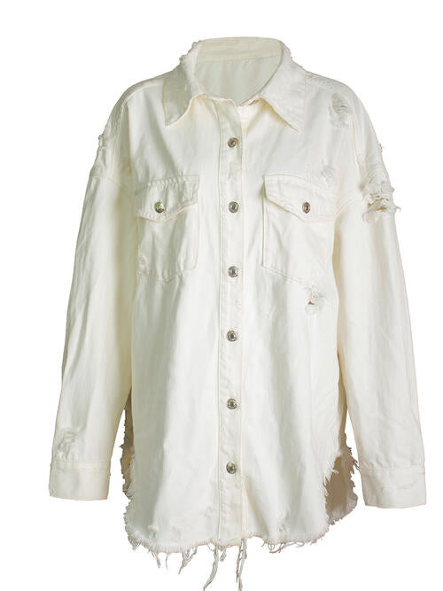Jeansjacke mit Sternen und Taschen