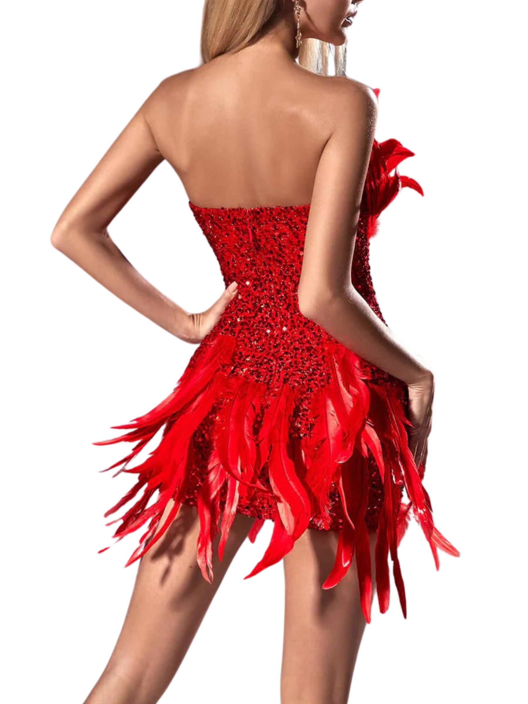 Yaiza Sequin Mini Dress