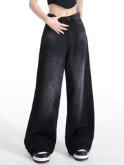 Vintage Black Wash High Rise Boyfriend Jeans - HouseofHalley