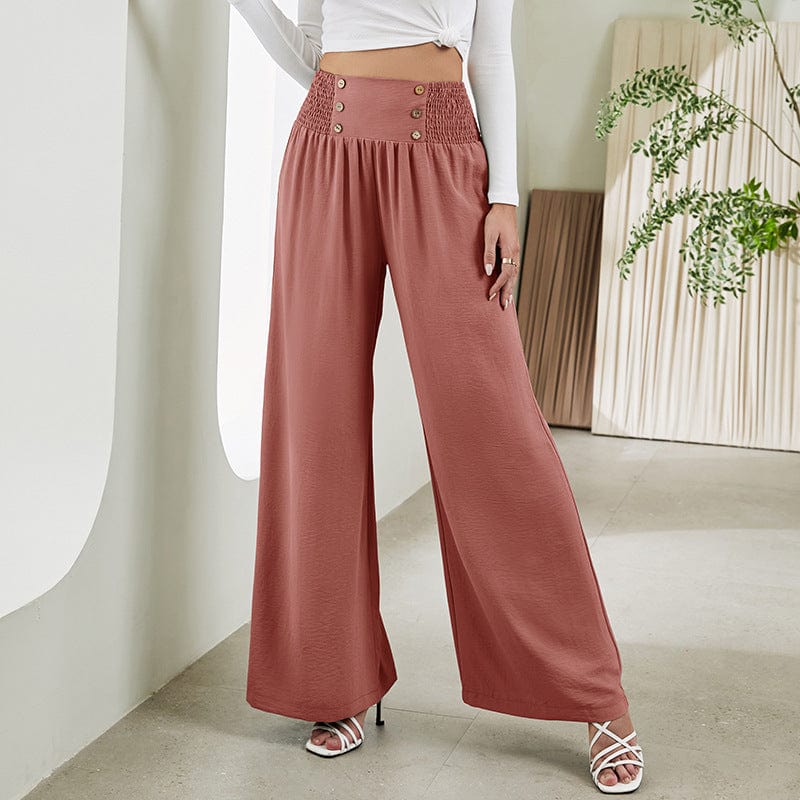 LIANA | LEISURE PANTS WITH HIGH WAIST