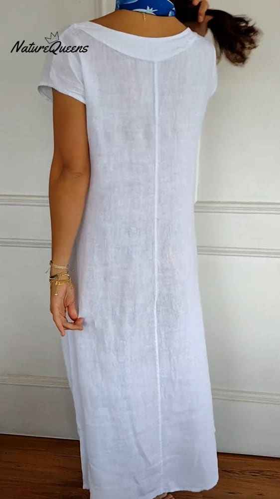 Short Sleeve Pocket Dress