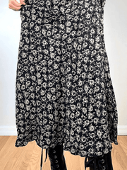 Floral Allover Midi Skirt - HouseofHalley