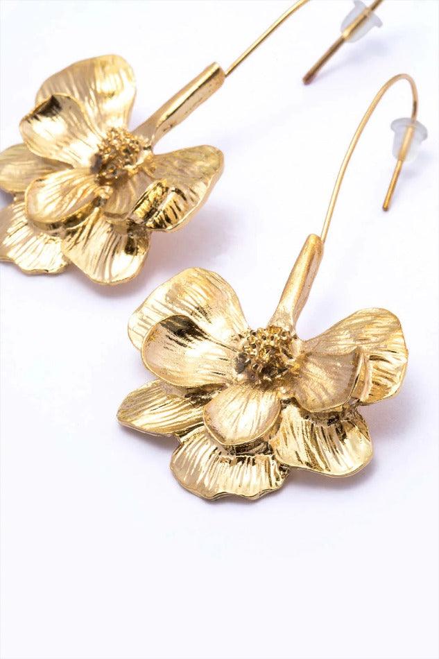 Flower Drop Earrings