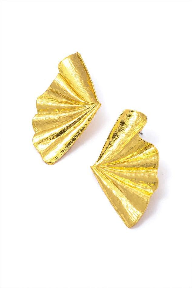 Ginkgo Leaf Earrings