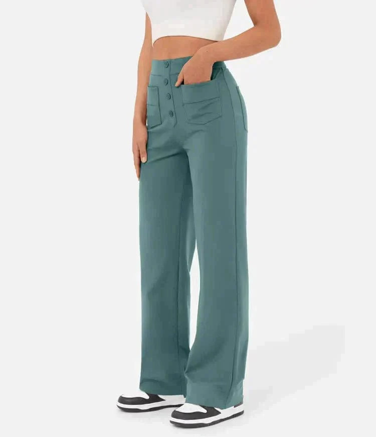 Diana - High-Waisted Elastic Pants