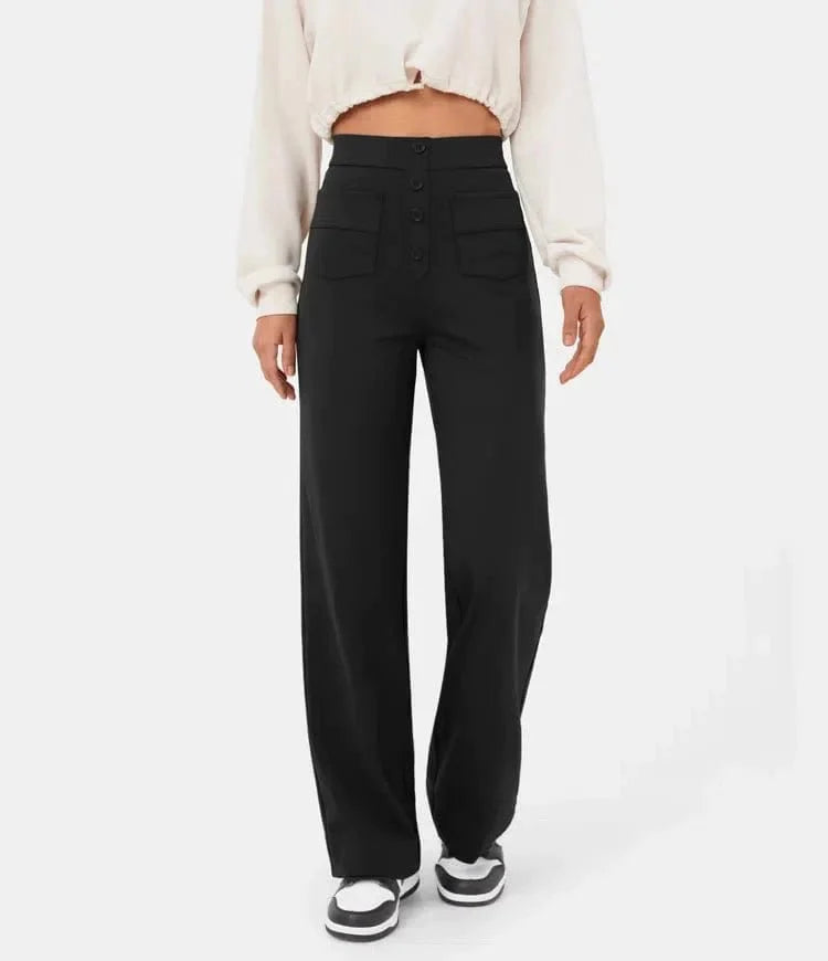 Diana - High-Waisted Elastic Pants