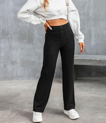 Diana - High-Waisted Elastic Pants