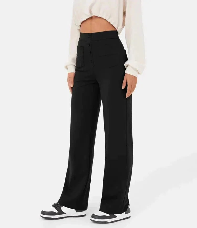 Diana - High-Waisted Elastic Pants