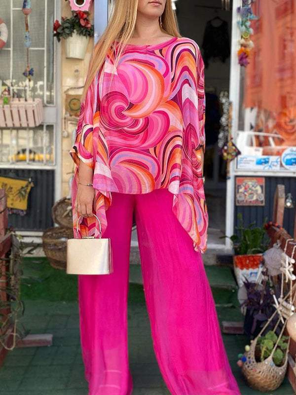 Trendy Tropics: Conjunto de dos piezas para verano, atrevido y brillante