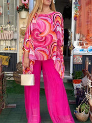 Trendy Tropics: Conjunto de dos piezas para verano, atrevido y brillante