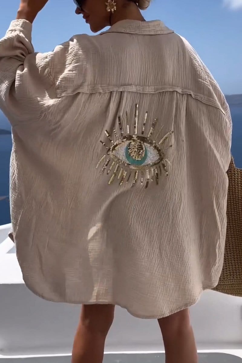 Blusa larga de mujer