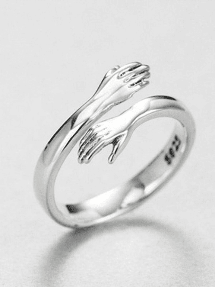 Love Hug Adjustable Cuff Ring - HouseofHalley