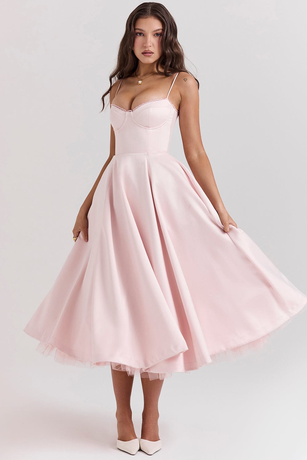 MATILDA TULLE MIDI DRESS