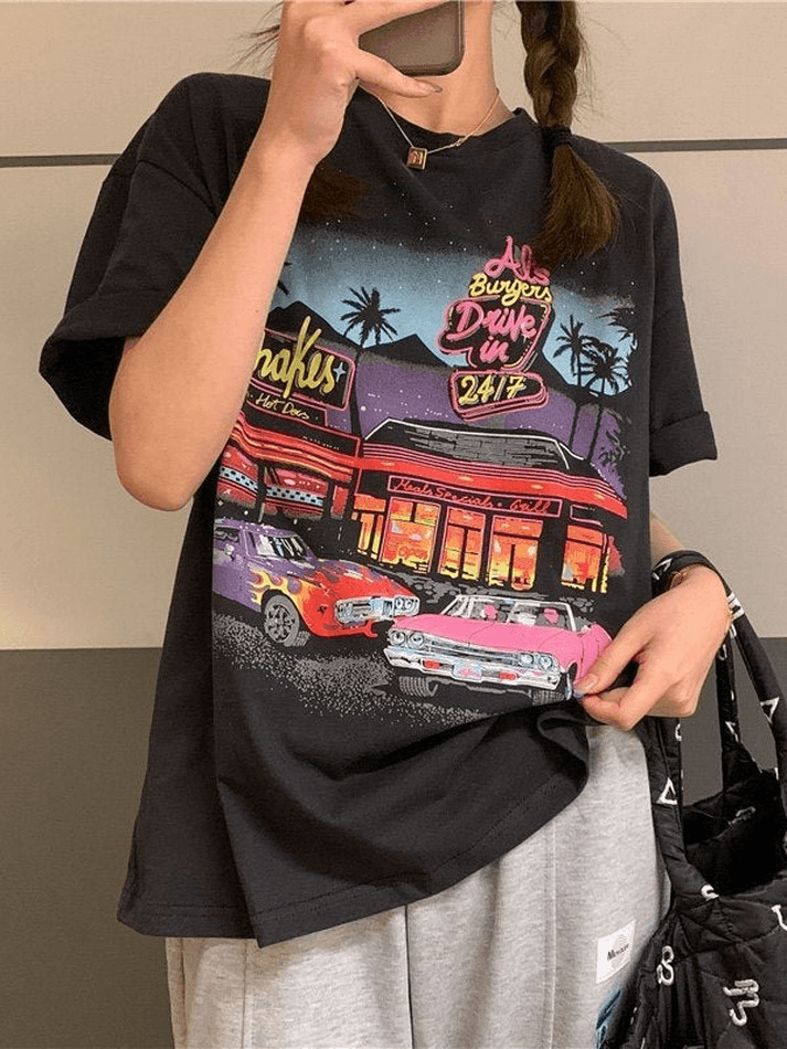 Motel Graphic Short Sleeve Tee - HouseofHalley