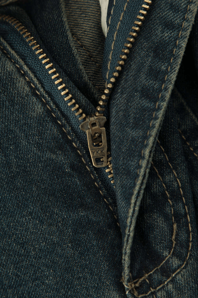 Panel Detail Denim Jeans