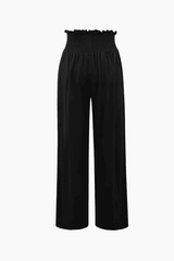 Paperbag Waist Wide Leg Pants - HouseofHalley