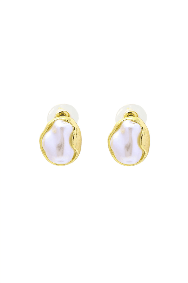 Pearl Stud Earrings - HouseofHalley