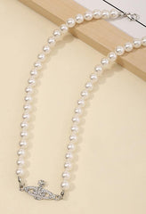 Planet Pearl Necklace - HouseofHalley