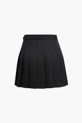 Pleated Mini Skirt - HouseofHalley