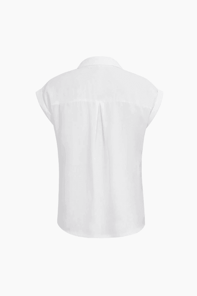 Rolled Cuff Knotted Hem Shirt - HouseofHalley