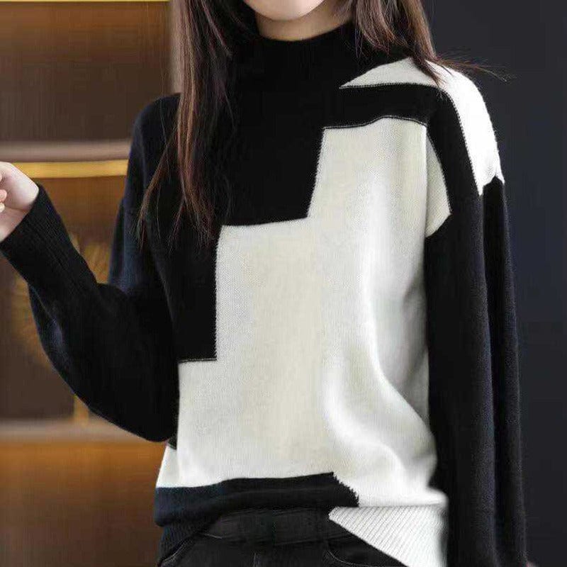 Carolina - Trendy Checkered Sweater