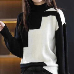 Carolina - Trendy Checkered Sweater