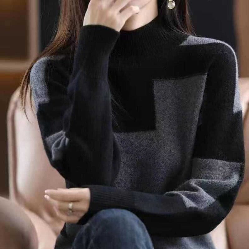 Carolina - Trendy Checkered Sweater