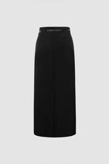 Straight Skirt With Belt - HouseofHalley