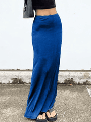 Stretchy Y2K Maxi Skirt - HouseofHalley