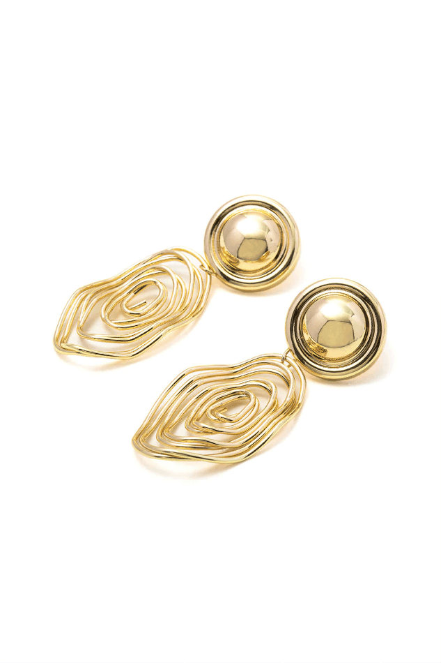 Swirl Drop Earrings - HouseofHalley