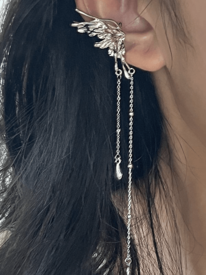 Tassel Fairy Butterfly Ear Cuffs