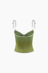 Tie Strap Knit Cami Top - HouseofHalley