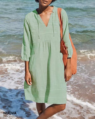 Zoeâ„?- Shirt dress with pocket